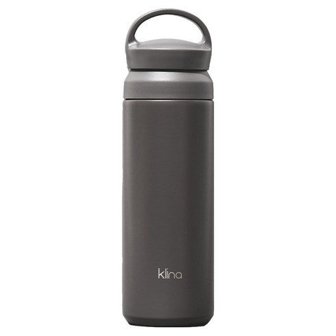 클리나 핸디온 보온 보냉 스텐 텀블러, 차콜, 1개, 500ml