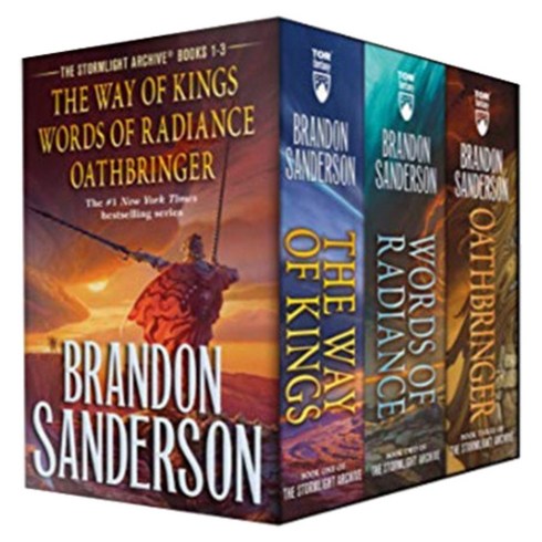 Stormlight Archive MM Boxed Set I Books 1~3: The Way of Kings Words of Radiance Oathbringer 세트 전3권, Tor Books