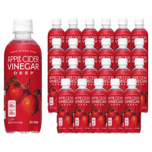 클룹 애사비소다 딥, 350ml, 24개