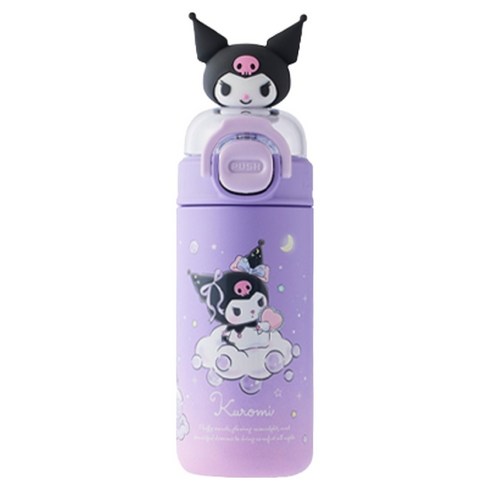 락앤락 스쿨핏 산리오피규어 원터치 텀블러 쿠로미 LHC3347VOL_SR, 바이올렛, 320ml, 1개