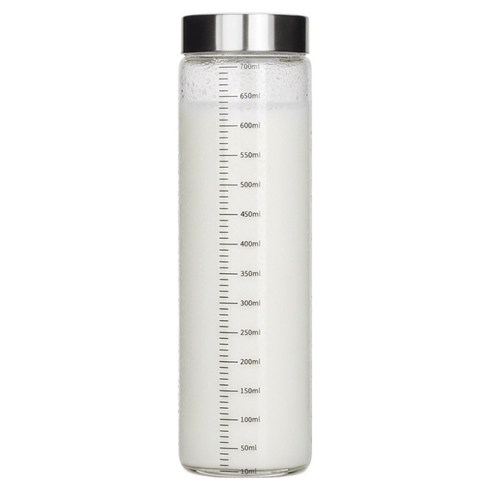 미르코리아 눈금 내열유리병, 700ml, 1개