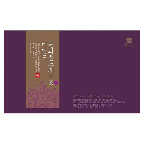 참다한 컴파운드케이 마일드 30p, 1개, 1.5L