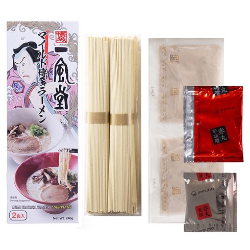 잇푸도 하카타 라멘 오리지날 2인분 248g, 1개