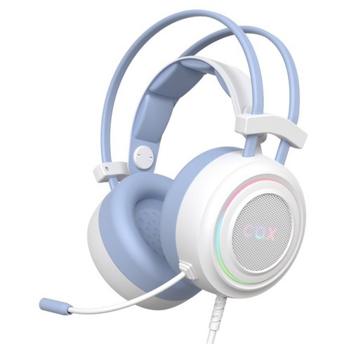 COX MEGA-CUP 가상 7.1 RGB 진동 게이밍 헤드셋, Blue, CX-4