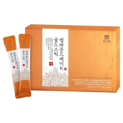 참다한 컴파운드케이 골드스틱 30p, 300g, 1개