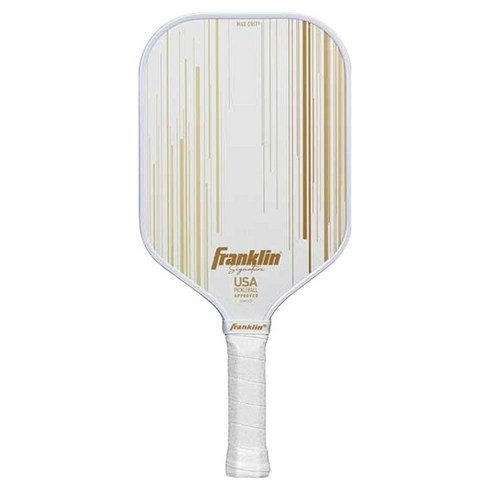 프랭클린 프로 시그니처 패들 라켓 52983C5, 1개, 화이트 + 골드
