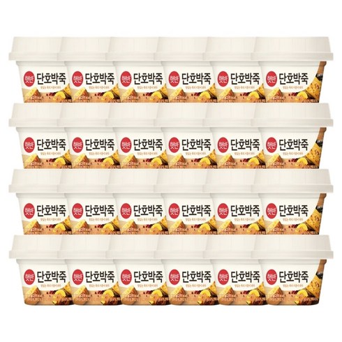 햇반 단호박죽, 24개, 267g