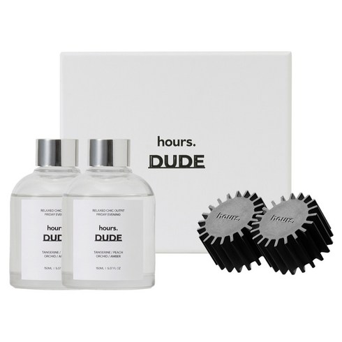 벤딕트 아워스 실내 퍼퓸 규조토 디퓨저, 2개, 150ml, DUDE