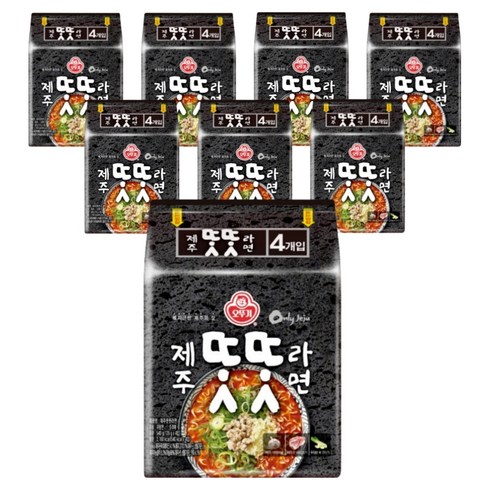 오뚜기 제주 똣똣 라면 135g, 32개