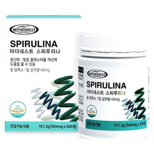 마더네스트 호주산 스피루리나 151.2g, 300정, 1개