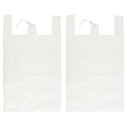 베로나 손잡이 마트 봉투 유백 100p, 12L, 2개