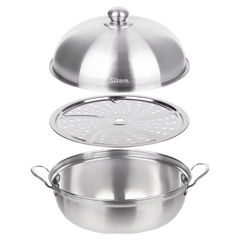 시샘 통스텐 IH 찜냄비+레스팅 커버세트, 1세트, 28cm