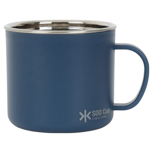 퀸센스 수 머그컵 300ml, 네이비, 1개