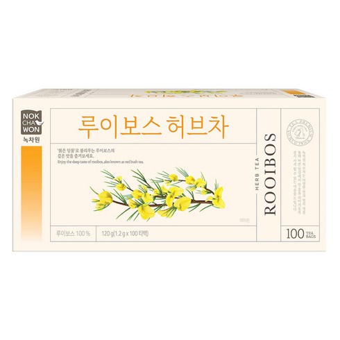 녹차원 루이보스 허브차, 1.2g, 100개입, 1개