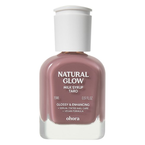 오호라 내추럴 글로우 밀크시럽 네일 강화제 타로, 15ml, 1개