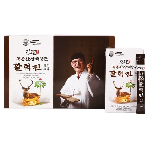 김오곤 녹용산삼배양근 활력진 골드스틱 30p, 30회분, 1개, 450g