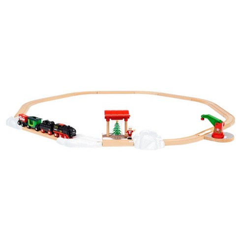 브리오 크리스마스 전동 증기 기차 세트 36014, 혼합색상, 1세트