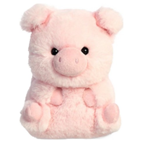 오로라 롤리펫 인형, 돼지, 1개, 14cm