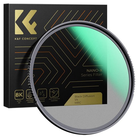 케이앤에프컨셉 나노 X 블랙미스트 1/4 렌즈 필터, 1개, 72mm