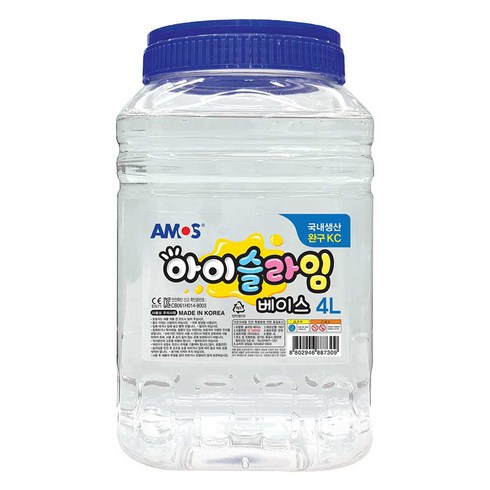 아모스 대용량 물풀, 4L, 1개