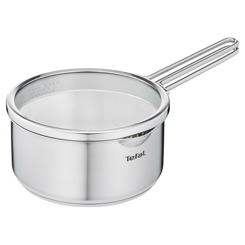 테팔 인덕션 노르디카 편수냄비, 16cm, 스테인리스 스틸, 1개