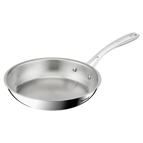 테팔 인덕션 스테인리스 스틸 퍼펙트 레지스트 프라이팬, 24cm, 1개