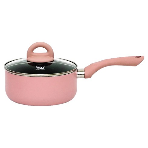 ELO 인덕션 IH 세라믹 코팅 양수 냄비, 18cm, 파스텔핑크, 1개