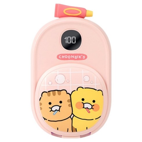 카카오프렌즈 춘식이 짝꿍 듀얼 UV 칫솔 살균 건조기, 춘식이 핑크