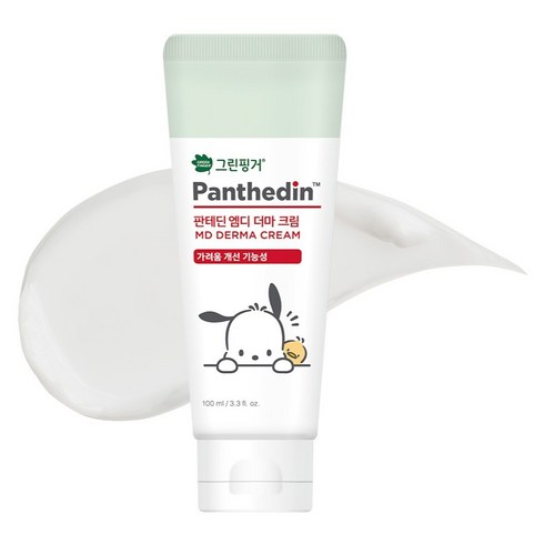 그린핑거 산리오 포차코 에디션 판테딘 엠디 더마 크림, 100ml, 1개