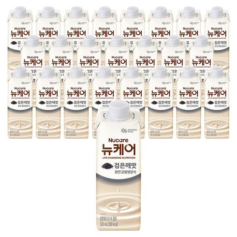 뉴케어 완전 균형영양식 검은깨맛, 200ml, 24개
