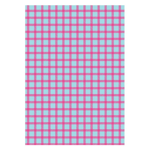 아이씨엘디자인 6공 리필 뉴트로체크 속지 PINKBLUE 32p 세트, 4세트