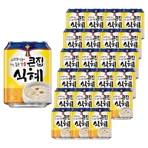해태htb 큰집 식혜, 238ml, 24개