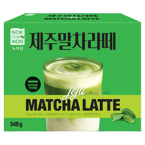 녹차원 제주말차라떼, 18g, 30개입, 1개