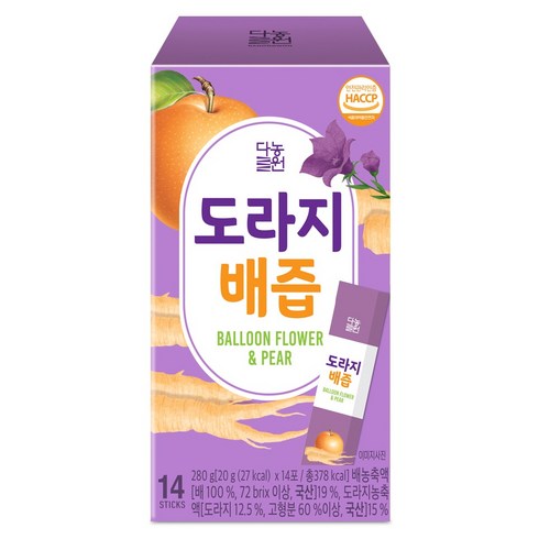 다농원 배도라지즙, 14개, 20g