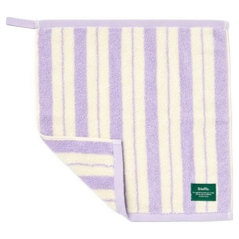 모던하우스 STF 더블 스트라이프 핸드타월 65g 34 x 34 cm, 1개, 라벤더
