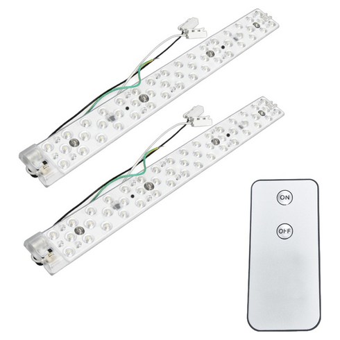 KDT LRF 방등 주방 거실 LED 모듈 30W 2p + 리모컨 세트, 주백색, 1세트