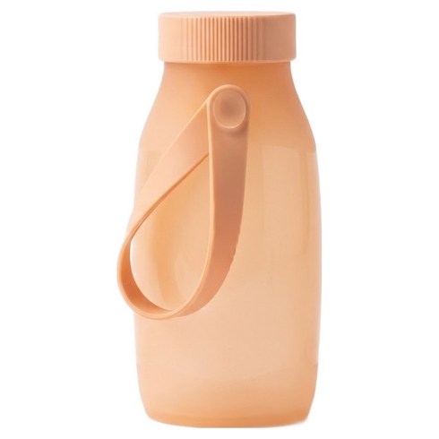 실리팟 실리콘 핸디보틀, 피치, 400ml, 1개