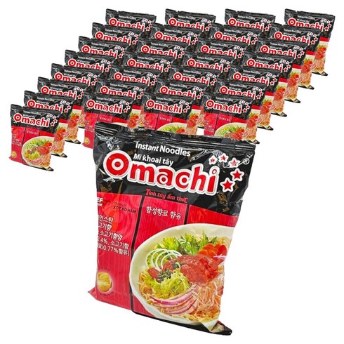 오마치 베트남 라면 쇠고기맛 XOT BO HAM 79g, 30개