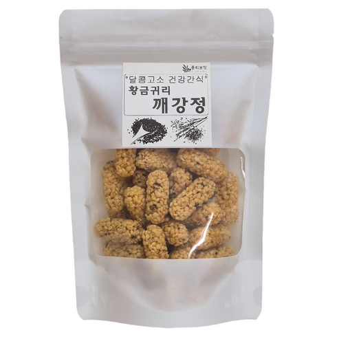 올리브잇 달콤고소 건강간식 오트밀 황금귀리 깨강정, 300g, 1개