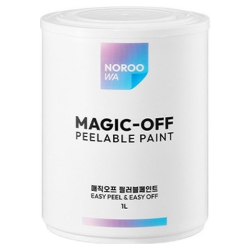 노루페인트 노루와 매직오프 상도, 흰색, 1개, 1L