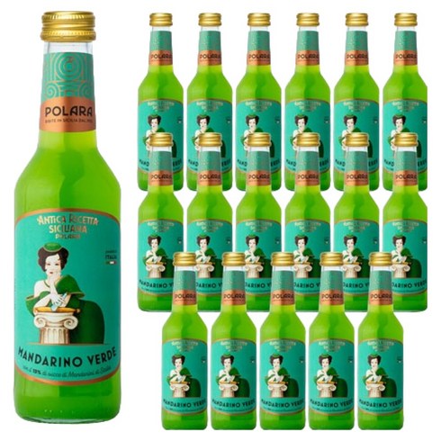 폴라라 시칠리아나 만다리노 베르데 탄산음료 그린만다린, 18개, 275ml