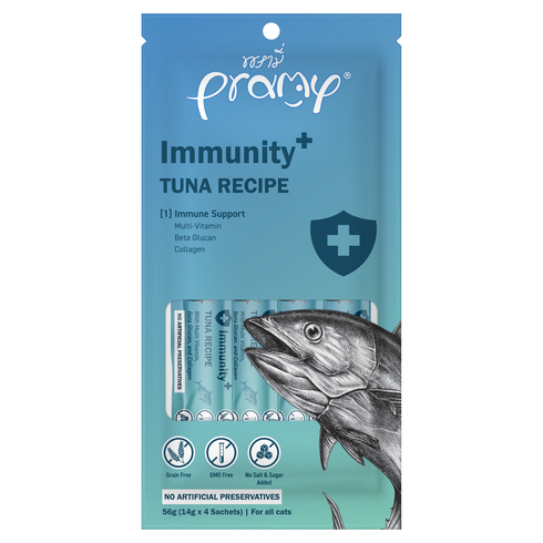 PRAMY 고양이 스무디 짜먹는 간식 14g x 4p, 56g, 12개, 참치