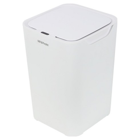 미홀 AIR PLUS 스마트 휴지통, 화이트