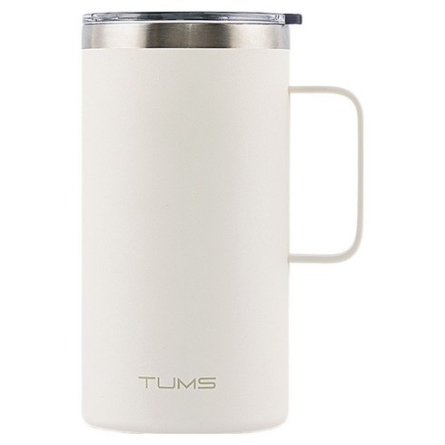 텀스 허니비 스텐머그, 크림 화이트, 1개, 600ml