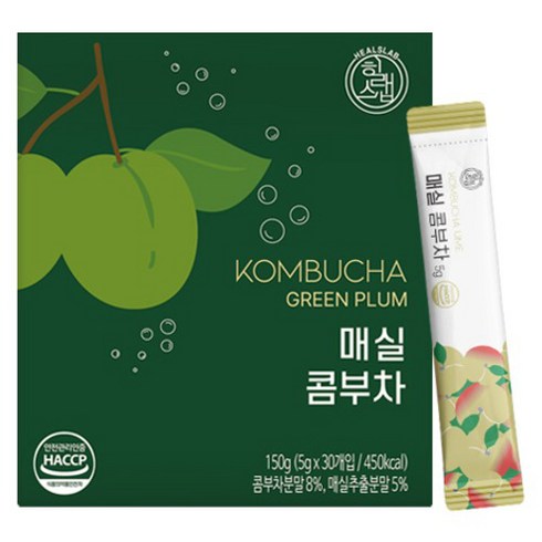 힐스랩 콤부차 매실, 1개, 30개입, 5g