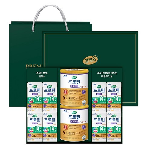 셀렉스 프로틴 락토프리 플러스 종합세트 + 쇼핑백, 1세트, 304g