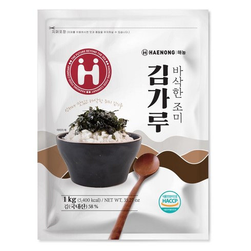 해농 바삭한 조미 김가루, 1kg, 1개