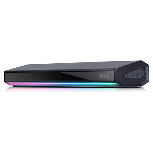 브리츠 RGB PC 노트북 블루투스 USB 사운드바, 검정, BZ-MK22