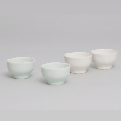 이도 소담잔 2종 x 2p, 화이트, 민트, 1개