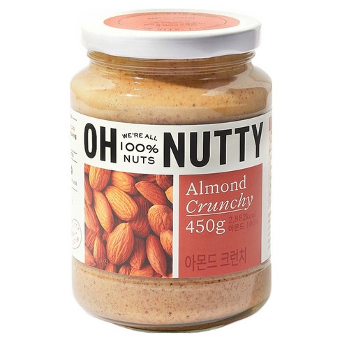 오넛티 아몬드 크런치 100%, 450g, 1개